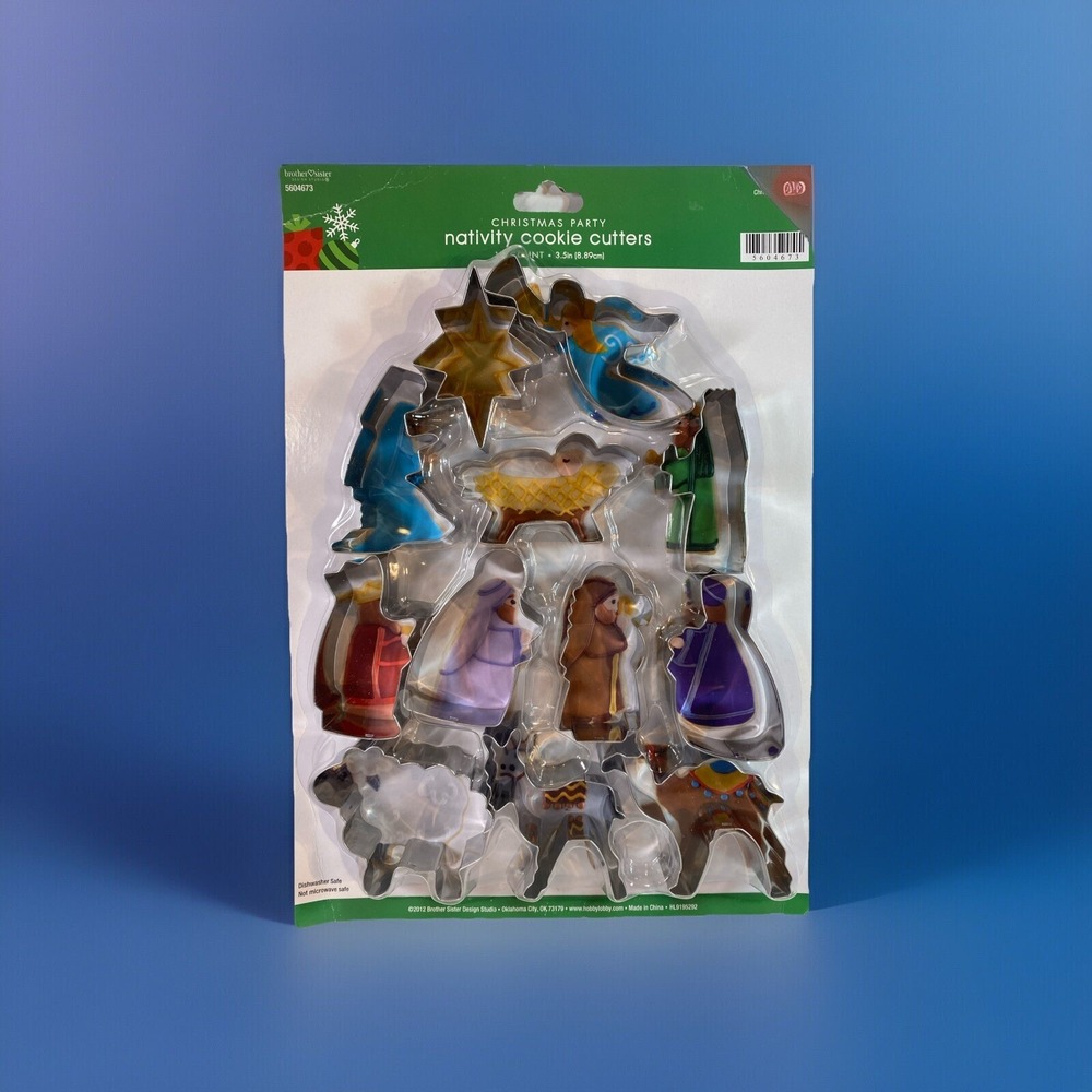 Nativity Story‎ Cookie Cutters [Set Of 12] Christmas ~ New